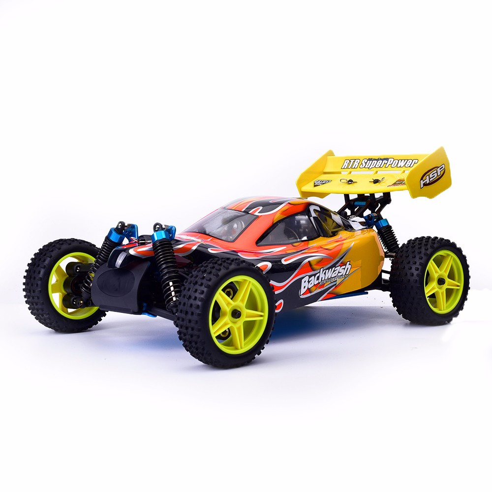 

HSP Baja 94166 1/10 2.4G 4WD 400mm Rc Car Backwash Buggy Off-road Truck With 18cxp Engine RTR Toy