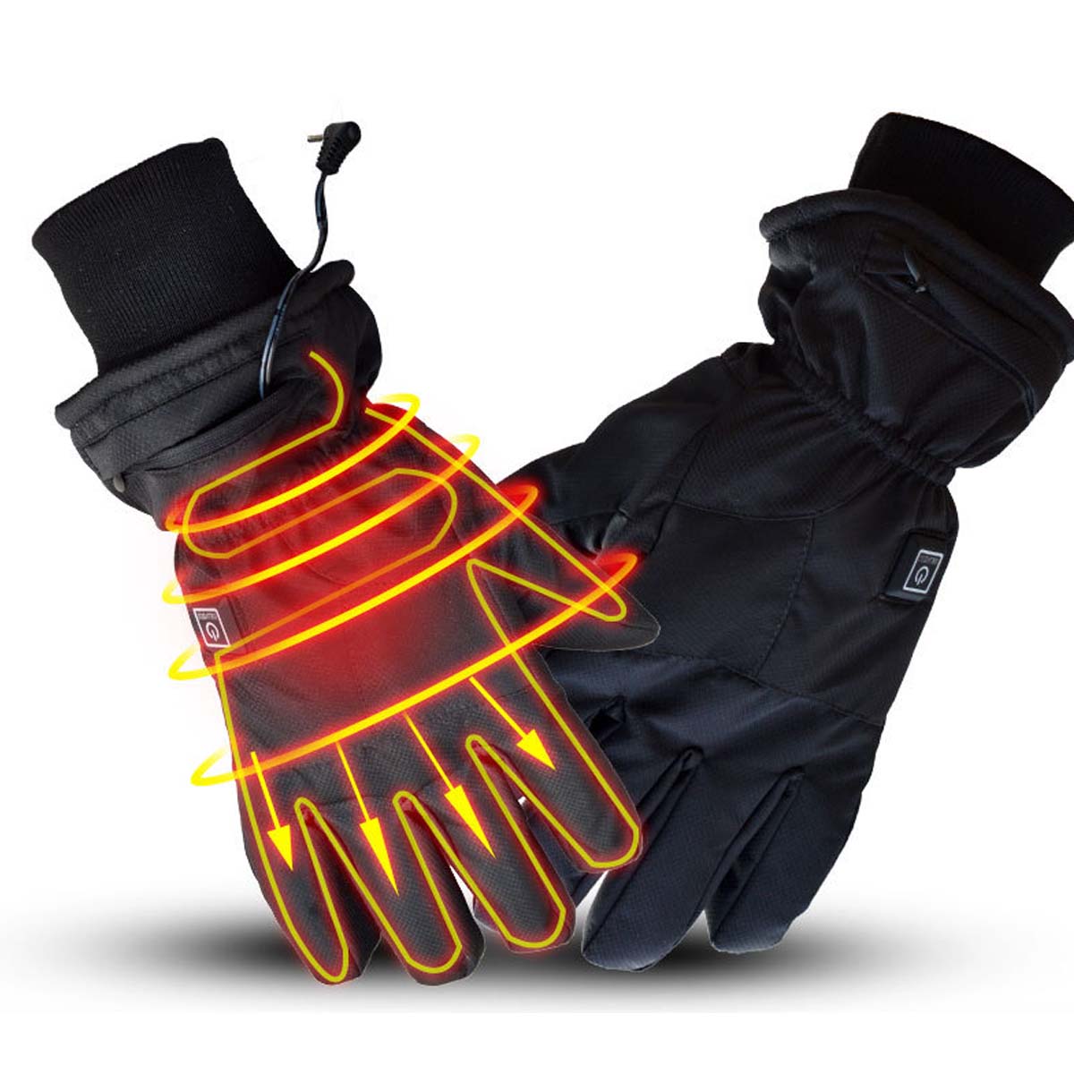 

WARMSPACE 7.4V 3000mah Electrically Heated Gloves Motorcycle Winter Warmer Outdoor Skiing
