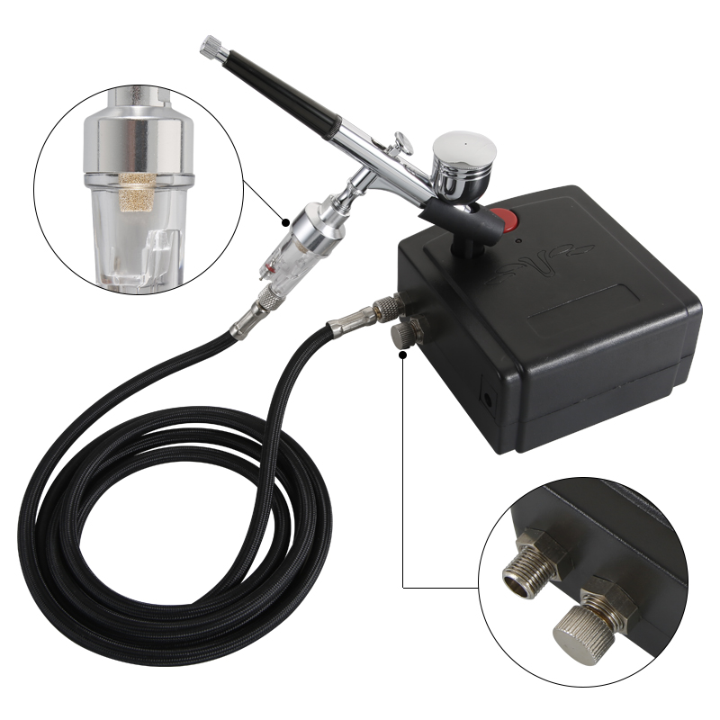 Find AGILE TC 100 Mini Air Pump Airbrush Set with Compressor 0 3mm Sprayer Airbrush Kit for Nail Airbrush for Model/Cake/Car Painting for Sale on Gipsybee.com with cryptocurrencies