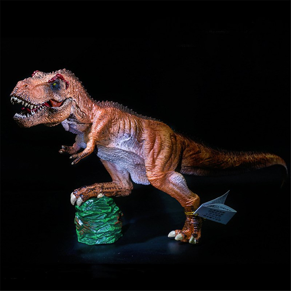 

13 дюймов SNAEN Tyrannosaurus Rex KING T-REX окрашенный ПВХ динозавр Модель Действие Рисунок