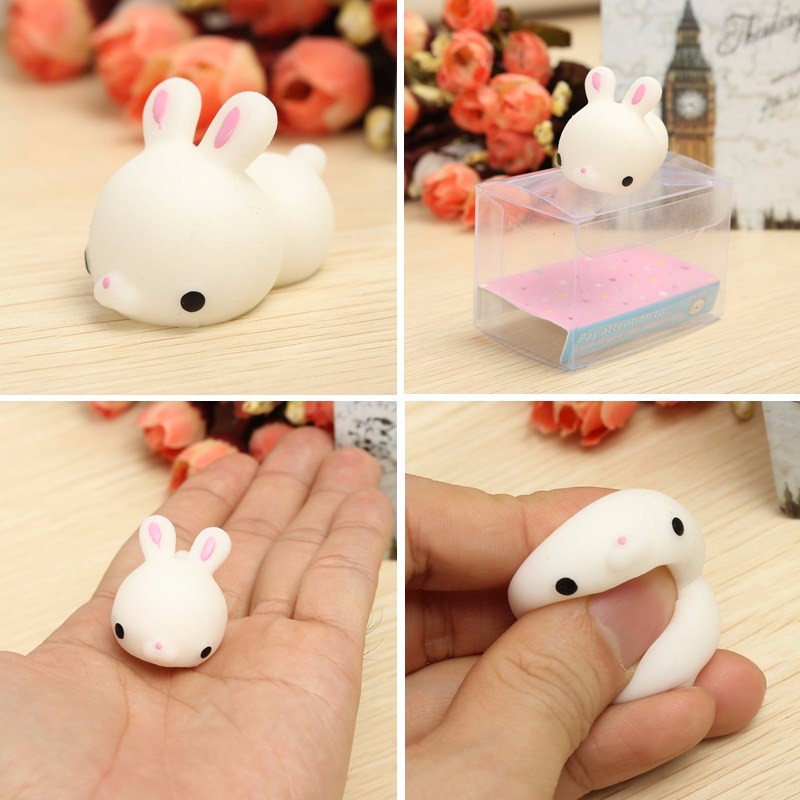

Игрушка Кролик Мягкая Симпатичная целебная игрушка для выжимания Kawaii Коллекция для снятия стресса Подарочный Декор