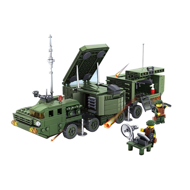 

Kazi War Chariot Building Block Sets Toys Educational Gift Fidget Toys #84038 539Pcs