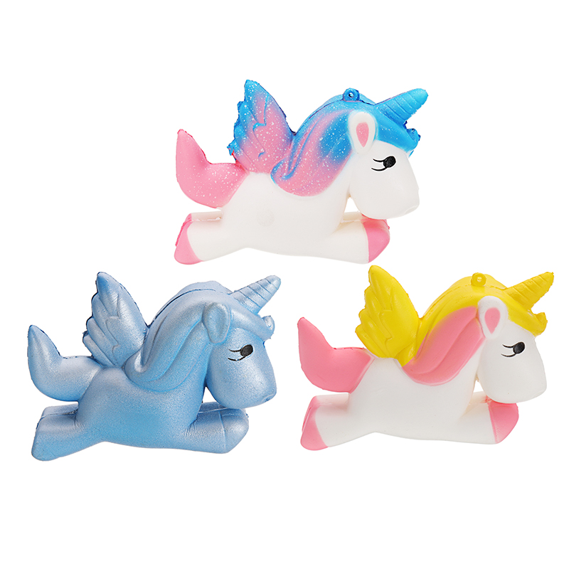 

Squishy Unicorn Лошадь 13cm Soft Медленное восхождение Cute Kawaii Cartoon Кукла Коллекция подарков Декор Игрушка
