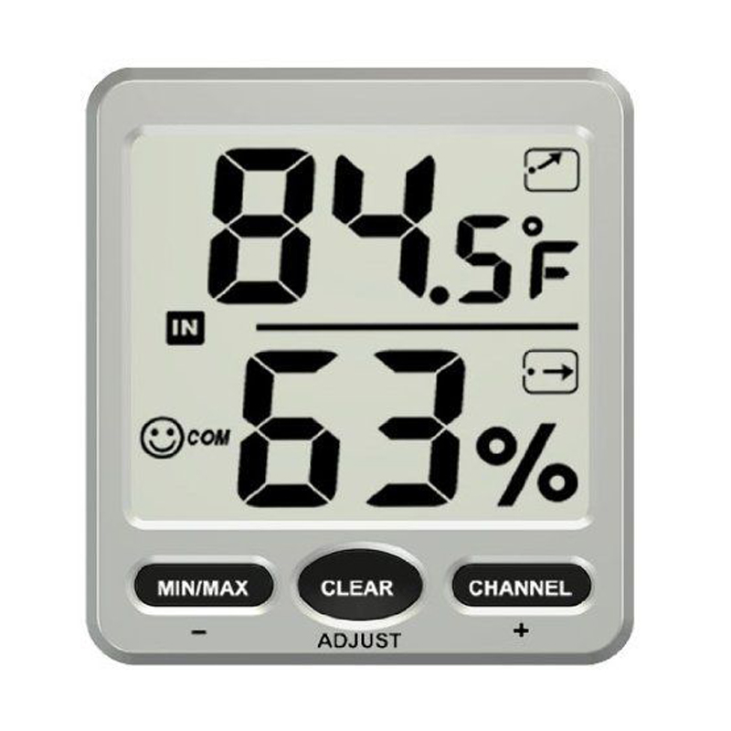 

TS-WS-07-C1 8 Channel Wireless Weather Station Indoor Outdoor Thermometer Hygrometer Console