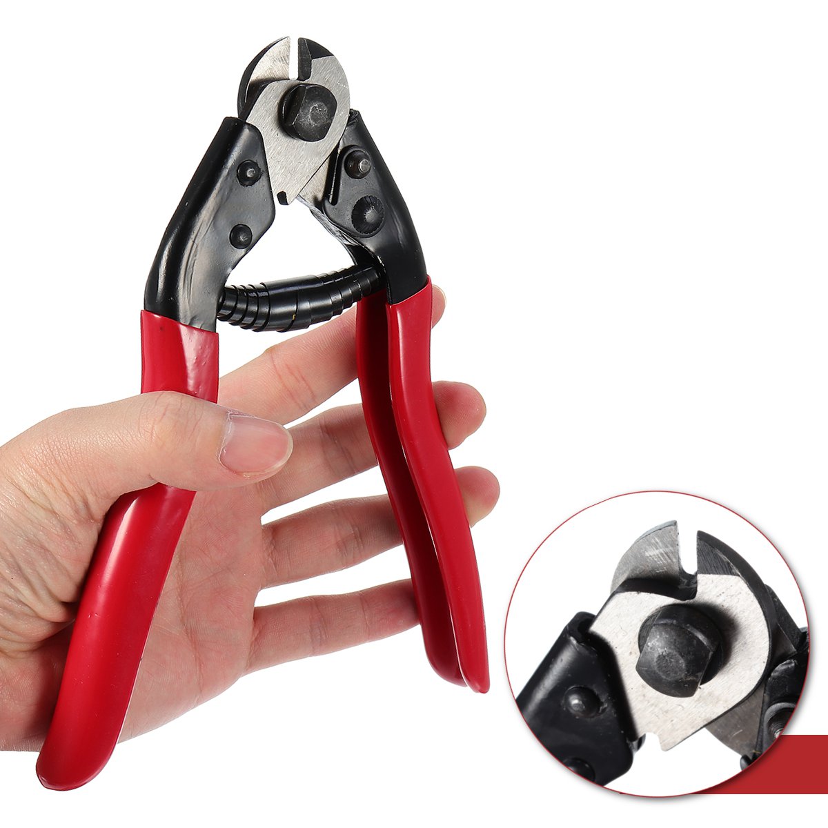 

8 Inch Steel Wire Cutting Pliers Cable Side Cutter Electrician Grip Tool 0.1-2.2mm