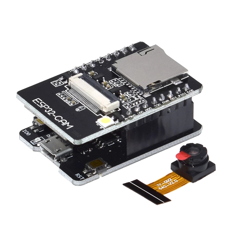 Find ESP32 CAM Development Board with OV2640 Camera Module Receiver WIFI Digital Bluetooth Module Kit for Sale on Gipsybee.com with cryptocurrencies
