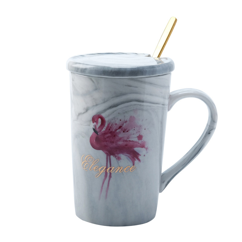 

Высококачественная креативная кружка Керамический с чашкой кофе с ложкой и крышкой Чай Большая чашка для офиса с чашкой для