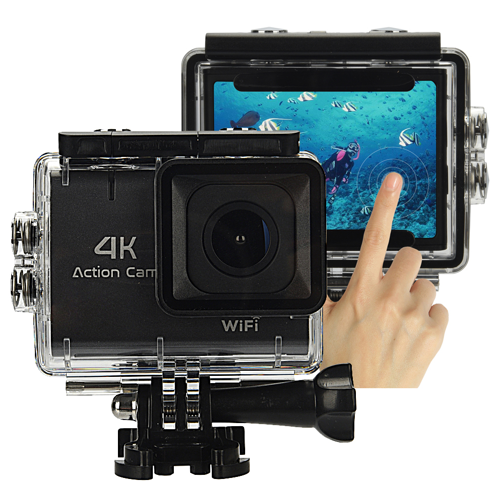 

XANES M22 4K WiFi Sport Camera 1.8" Touch Screen Vlog Camera for Youtube Waterproof DV Video Action Camera 140° Wide Angle