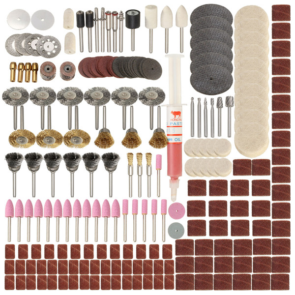 

217pcs Rotary Tool Accessories Set for Dremel Grinding Sanding Polishing Tool