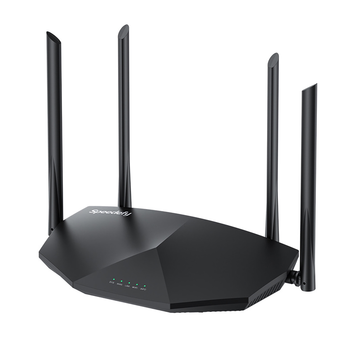 Find Speedefy AC2100 Dual Band High Speed Wireless WiFi Router 2.4GHz&5GHz Up to 35 Devices 2000 sq.ft Coverage 4X4 MU-MIMO for Streaming & Gaming for Sale on Gipsybee.com with cryptocurrencies