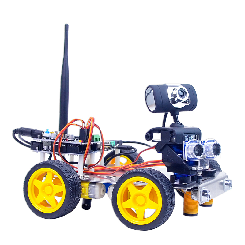 

Xiao R DIY GFS WiFi Video Control Smart Robot Car Kit forUNO