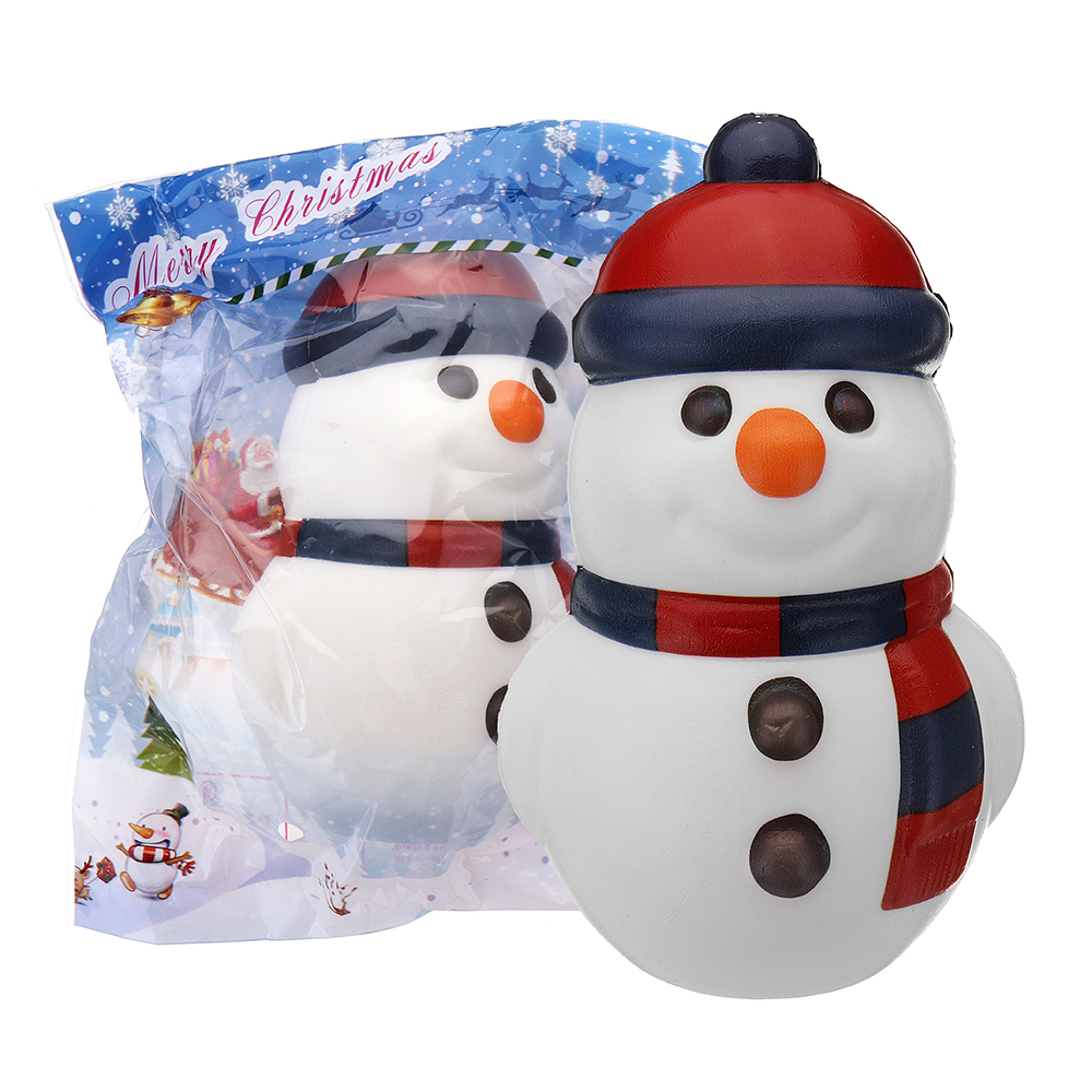 

Cooland Christmas Snowman Squishy 14.4 × 9.2 × 8.1CM Soft Медленное восхождение с коллекцией подарков для подарков
