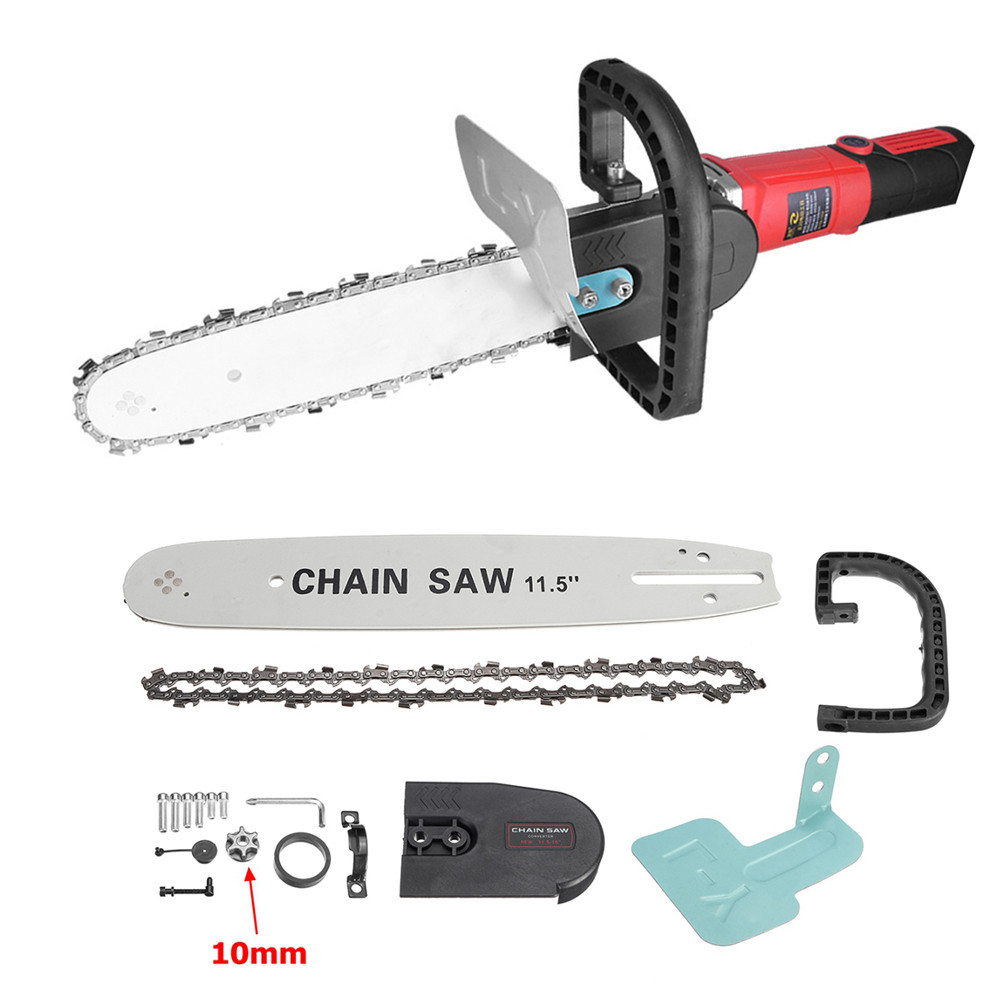 Electric Chain Saw Converter 12 Inch M10 Chainsaw Tree Felling Saw Change KY
