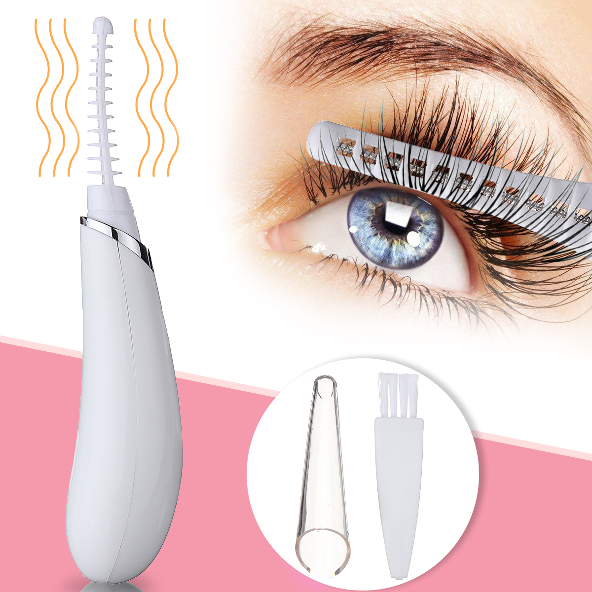 

USB Electric Heated Eyelash Curler With Comb