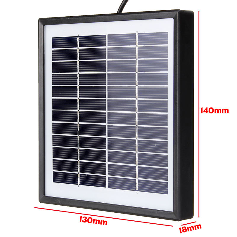 Portable 5W 12V Polysilicon Solar Panel Battery Charger For Car RV Boat W/ 3m Cable 79