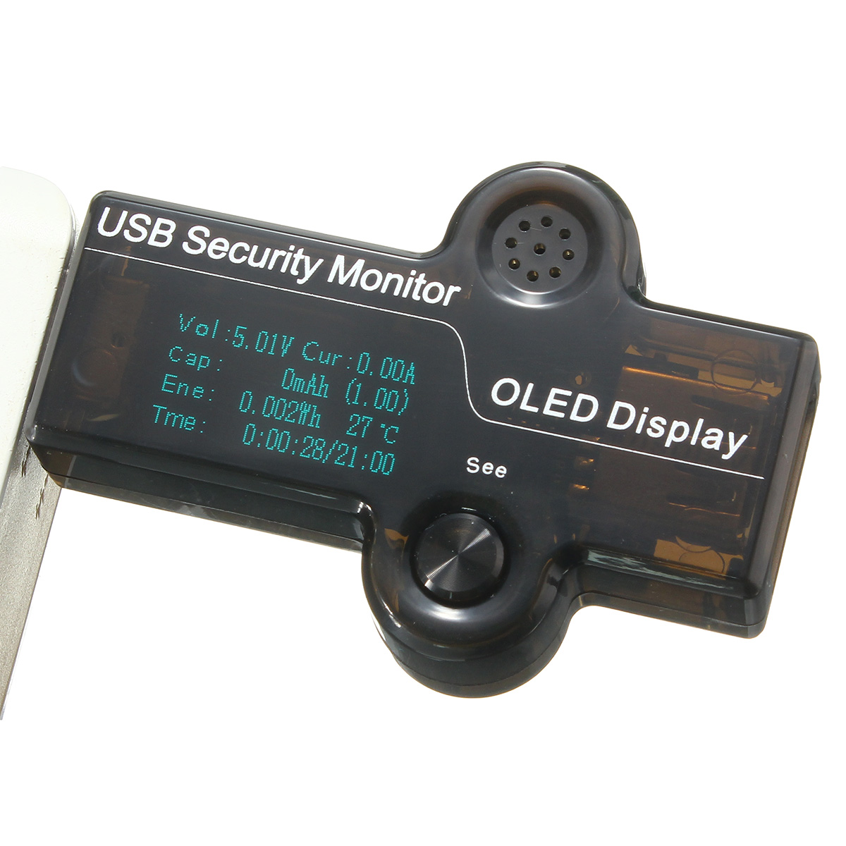 

Multifunctional 3-25V 0-5.1A USB Safety Tester Current Voltage Detector Meter Battery Tester