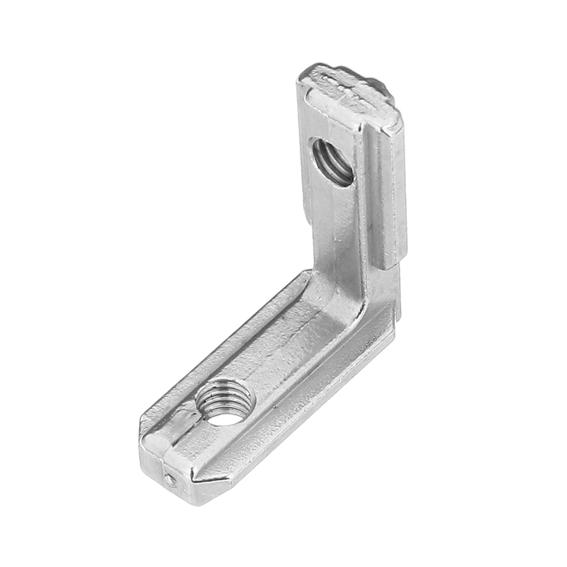 Suleve™ LJ20 20Pcs T Slot L Shape Inside Corner Connector Joint Bracket for 2020 Series Aluminum P rofile 8