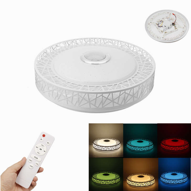 Find 38cm 220V LED RGB Ceiling Light Bluetooth Music Smart Ceiling Lamp APP Remote Control for Sale on Gipsybee.com with cryptocurrencies