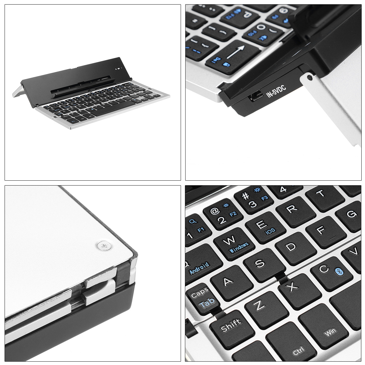 Rollable Wireless bluetooth Keyboard For iOS/Android/Windows Devices/iPhone/iPad/Samsung 18