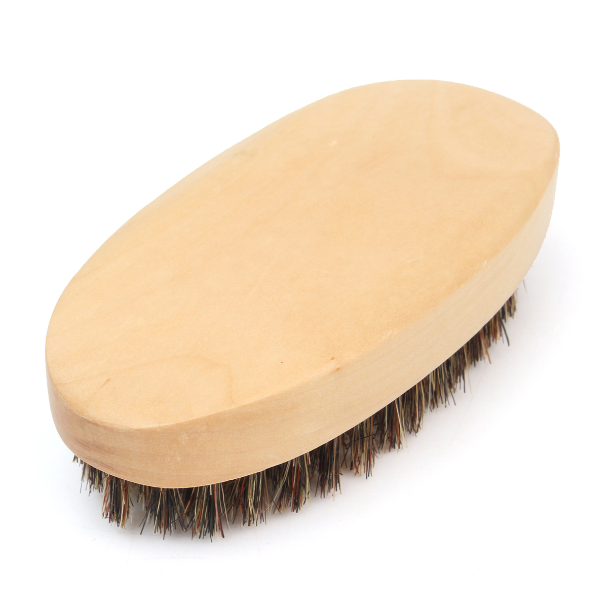 Wood Handle Boar Bristle Beard Taming Mustache Brush Smooth Style Hair Comb