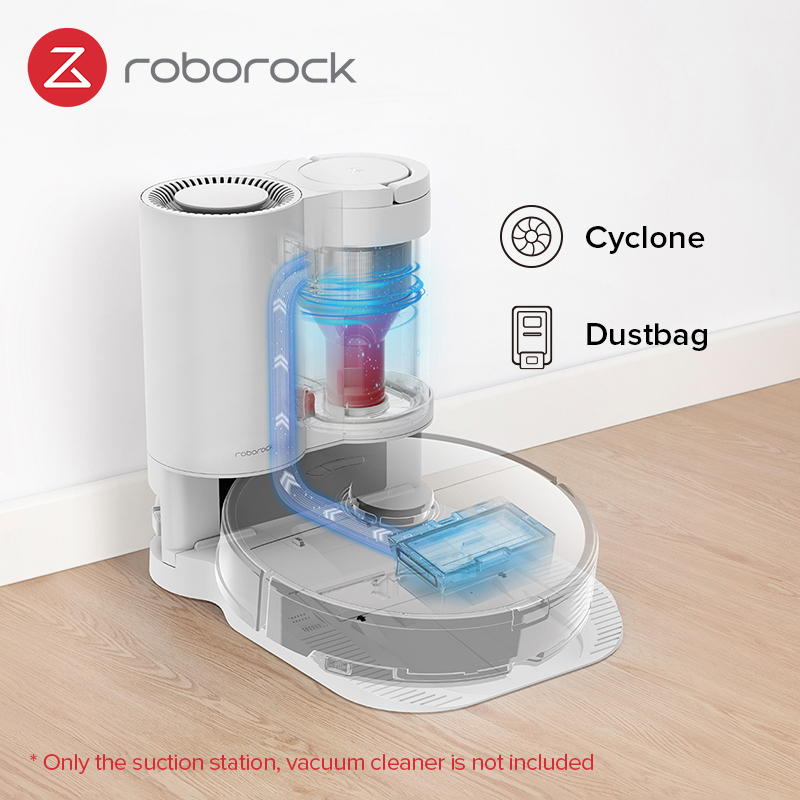 Find Roborock Auto Empty Dock for Roborock S7 Automatic Suction Station Intelligent Dust Collection Constant Suction Power 1 8L Dust Bag Support Allergy Care Works Dustbag or Cyclone for Sale on Gipsybee.com with cryptocurrencies