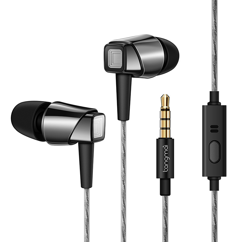 

Tangmai F3 3.5mm Wired Control Earphone Noise Cancelling Stereo Headphone with Mic for iPhone Xiaomi