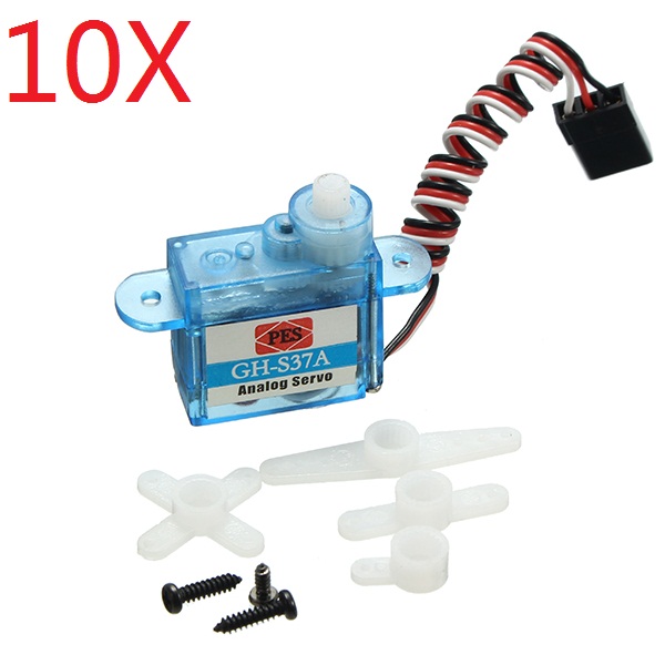

10X 3.7g Micro Analog Servo GH-S37A For RC Airplane Helicopter