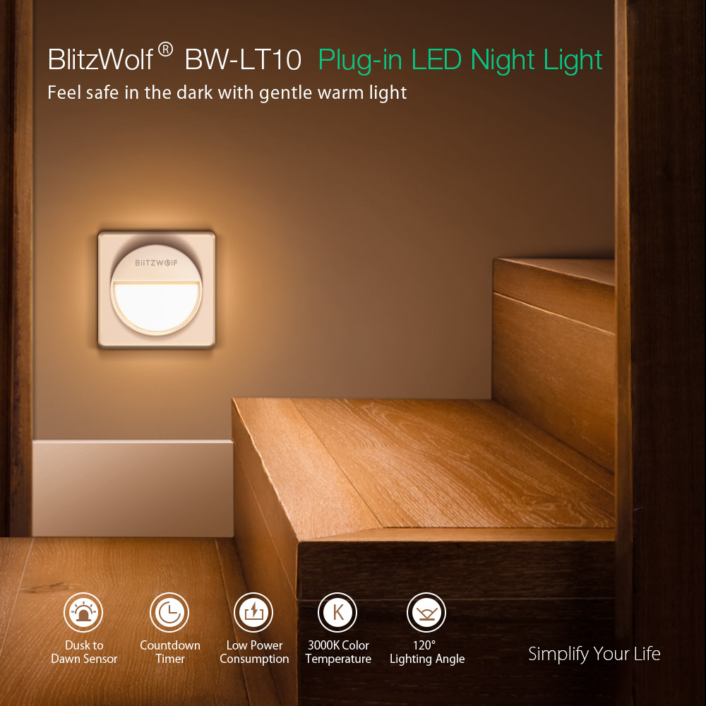 מנורת חיישן אוטומטית &#8211; BlitzWolf® BW-LT10