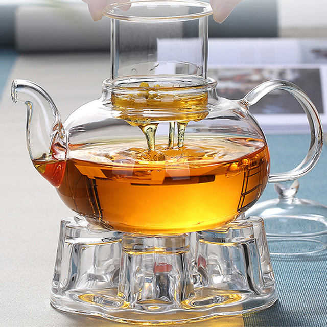 

Термостойкое стекло Чайник с фильтром Пузырьковый чайник Боросиликатное стекло Цветочный чайник Стеклянный горшок