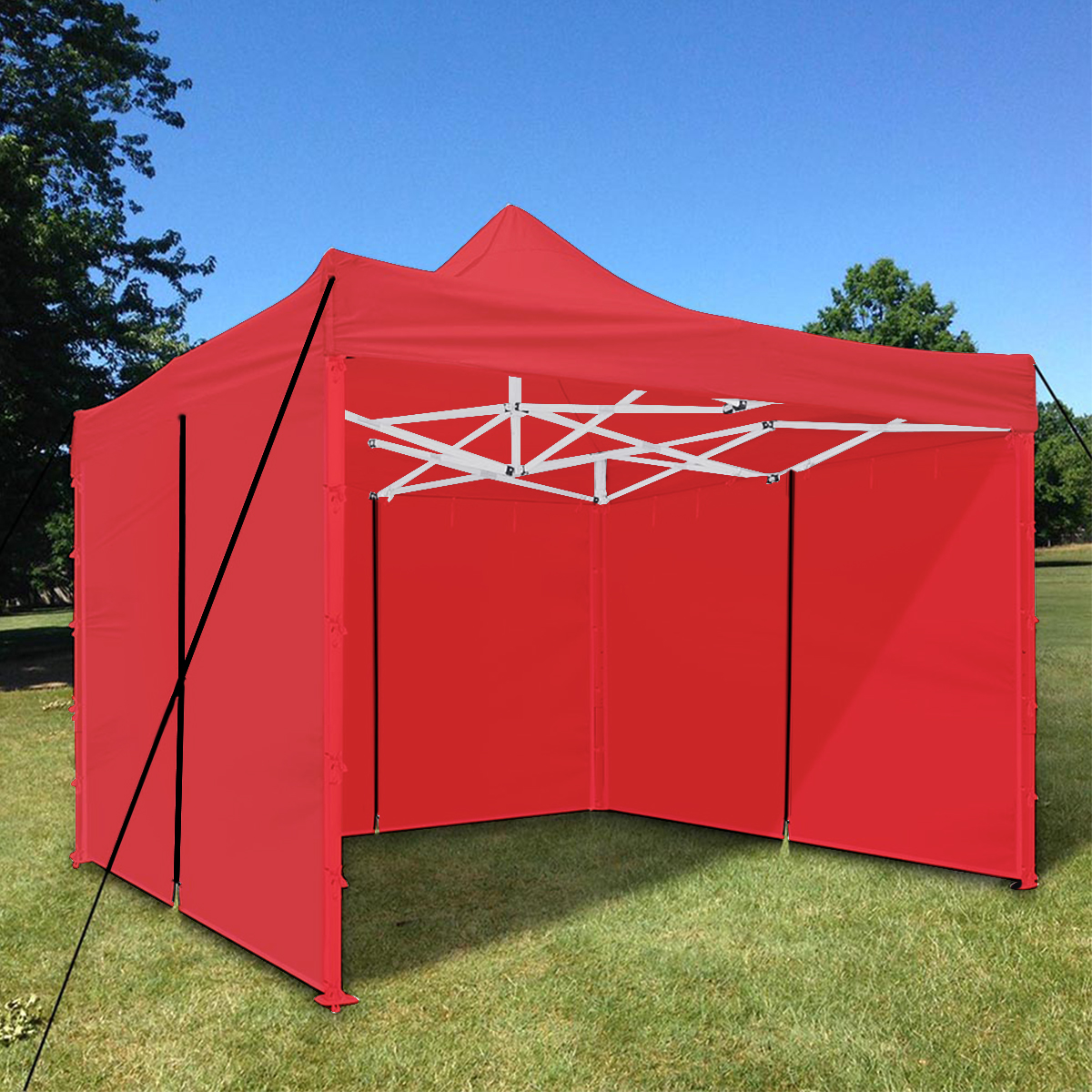 9.8x6.2FT Canopy Side Wall Panel Gazebo Tent Shelter Shade Zipper Sidewall Cloth 6