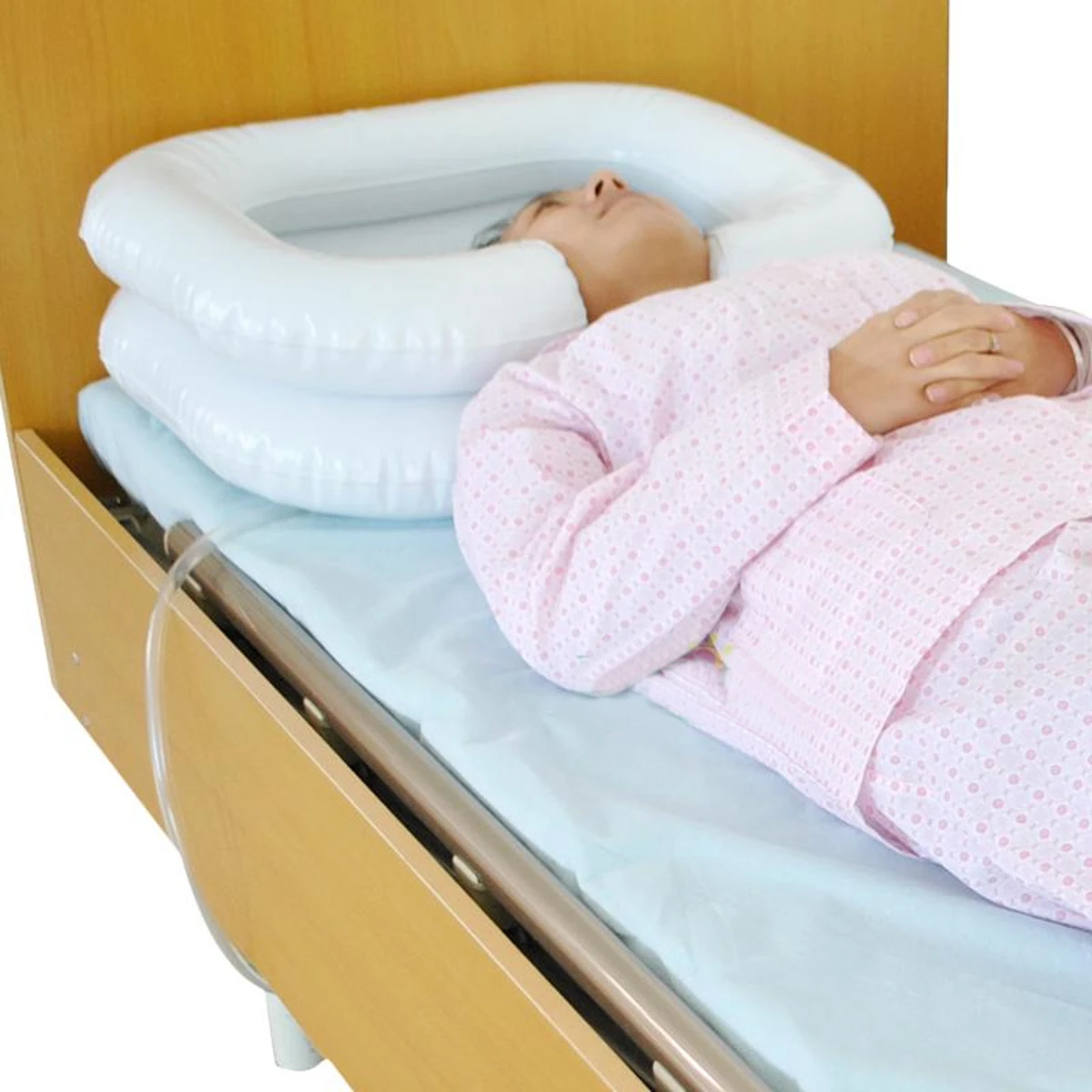 Inflatable Hair Washing Basin Salon Household Bed Rest