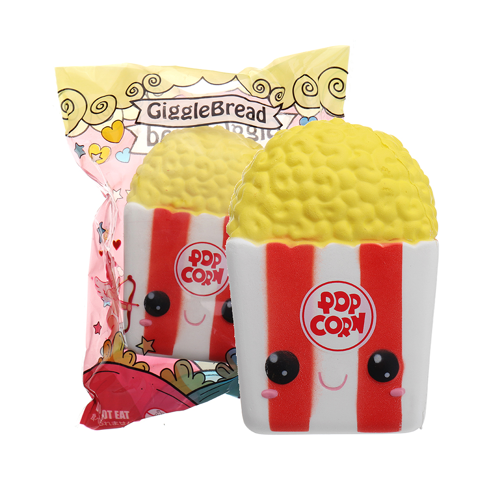 

GiggleBread Popcorn Squishy 8 * 6.5 * 12CM Лицензированный медленный рост с подарком коллекции упаковки Soft Toy