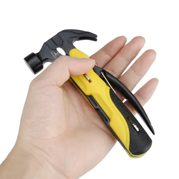 R'DEER RT-2345 7 in 1 Multi Mini Foldaway Survival Tool Pocket Hammer Plers Screwdriver Tools Set