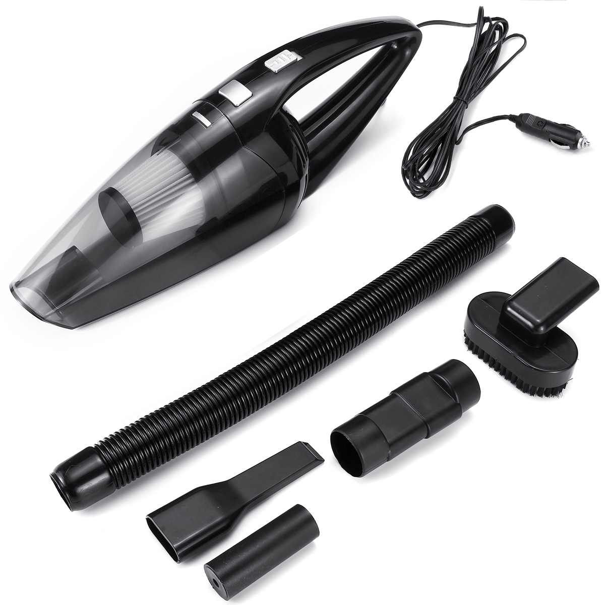 

120W Handheld Portable Auto Vacuum Cleaner Super Suction Wet/Dry Dual Use Cleaning Tool