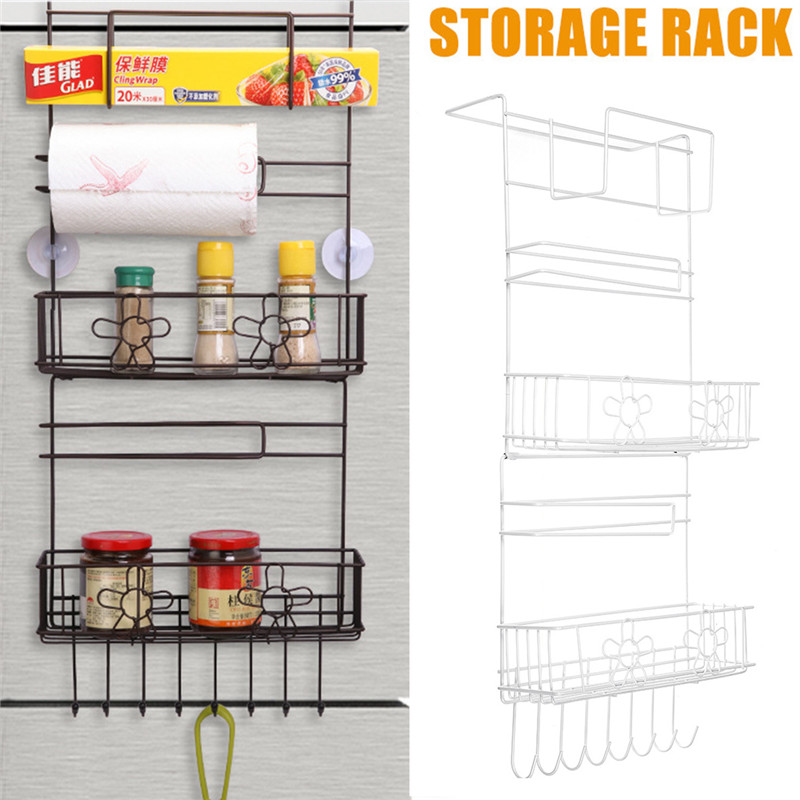 Find 5 Tiers Fridge Hanging Rack Shelf Side Storage Spice Multi Layer Side Holder for Sale on Gipsybee.com with cryptocurrencies