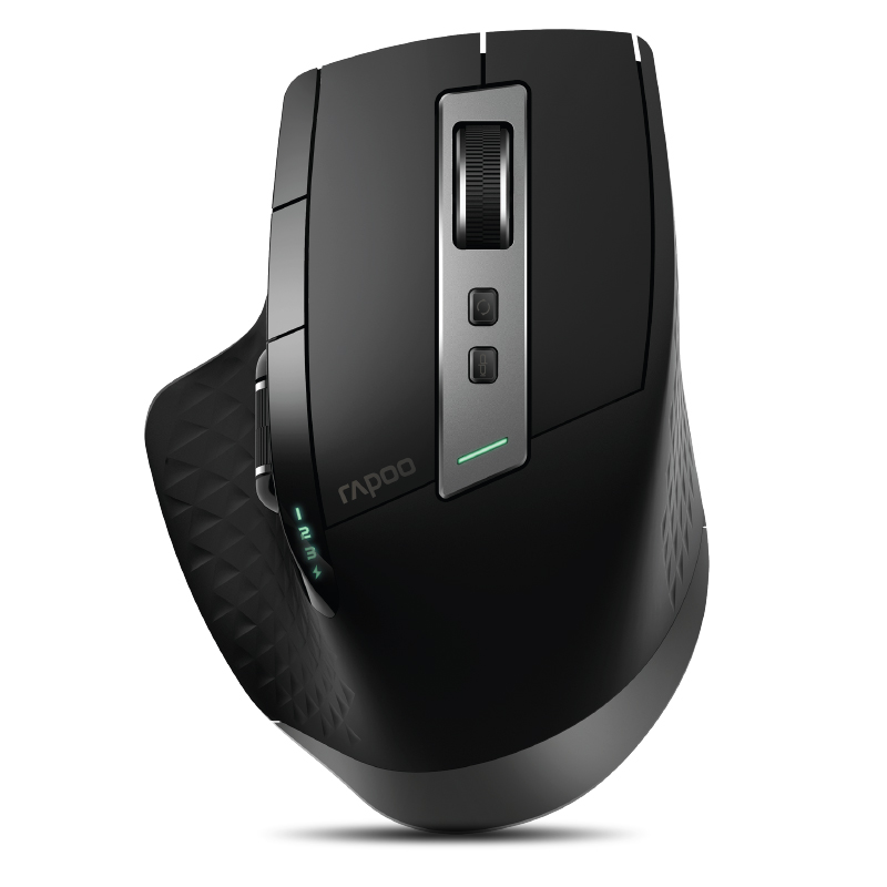 

Rapoo MT750S Rechargeable Multi-mode Wireless Mouse bluetooth 3.0/4.0 2.4GHz Switch Among 4 Devices