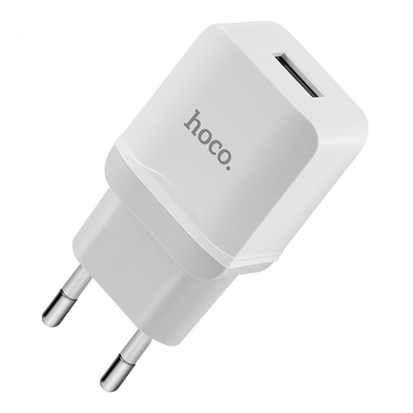 

Hoco C22A 2.4A EU Plug Single Port Fast Charging Travel Wall Charger For iphone X 8/8Plus Samsung S8