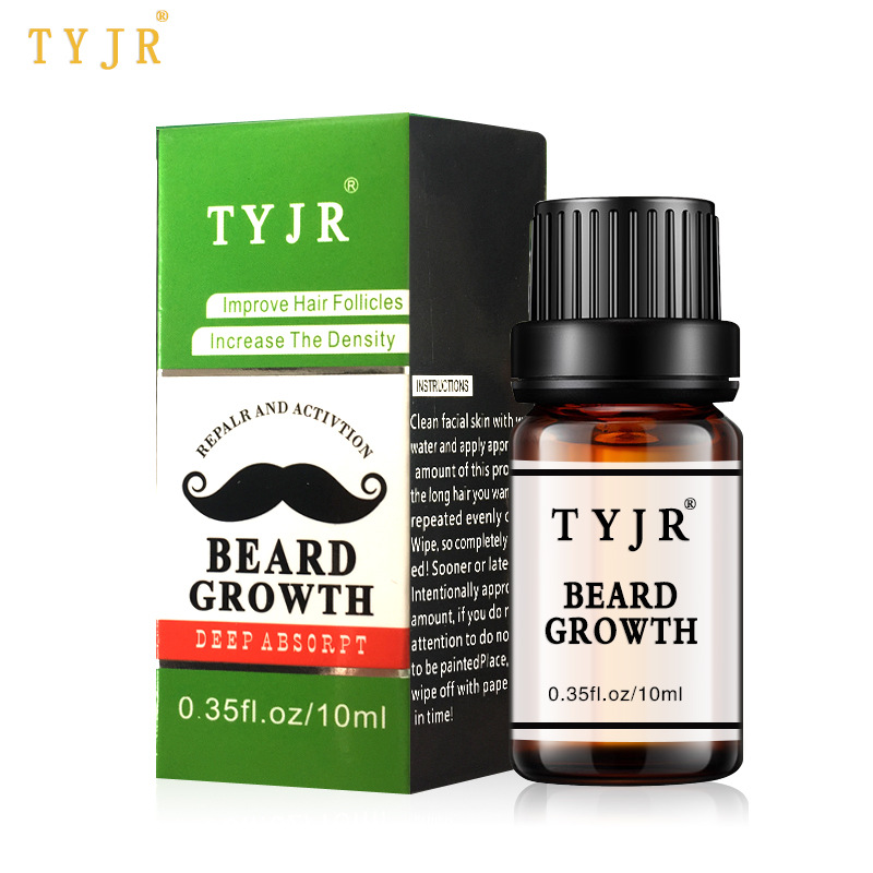 

10ml Men Beard Growth Oil Nursing Moisturizing Improve Frizz Beard Eyelashes Nourishing Fluid Mustache Oil