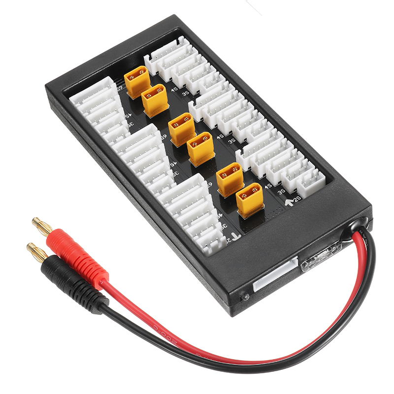 Amass XT30 Plug 2S-6S 40A Lipo Battery Parallel Charging Board for IMAX B6 UN A6 5