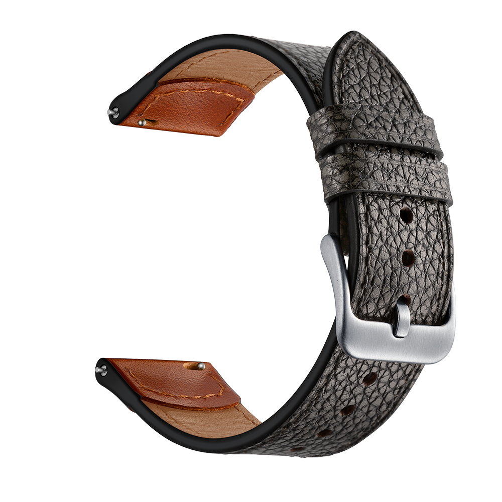 

Unique Design 22mm Genuine Leather Strap Watch Band for Xiaomi AMAZFIT Strato Sports Smart Watch 2 Non-original