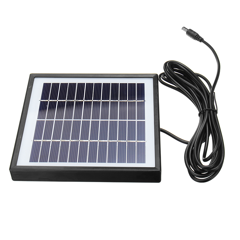 Portable 5W 12V Polysilicon Solar Panel Battery Charger For Car RV Boat W/ 3m Cable 8