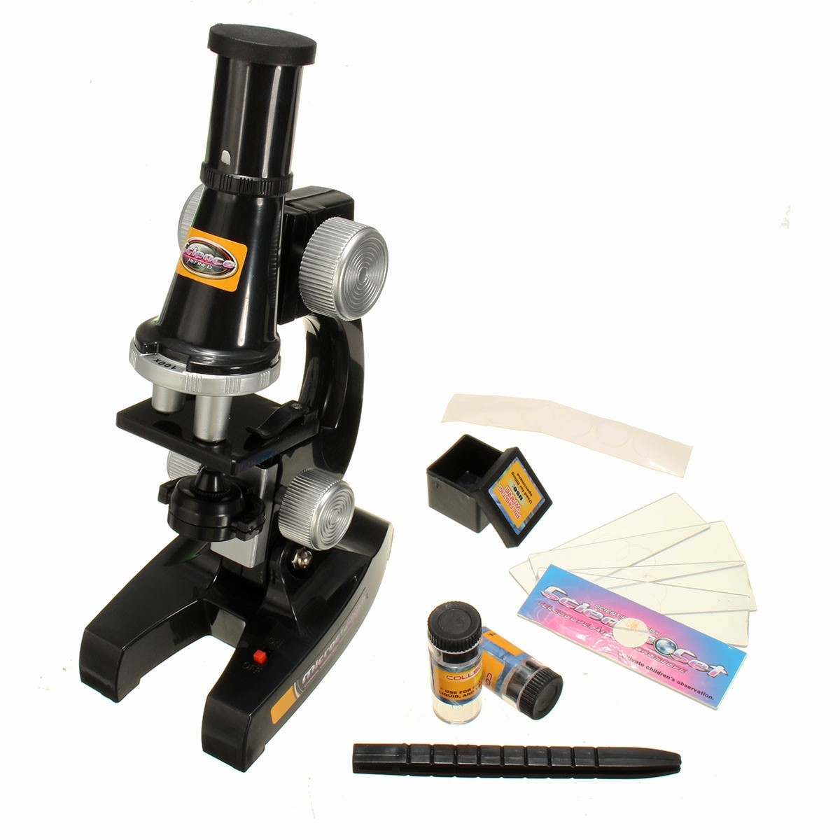 

Набор микроскопов для научных исследований, оптические принадлежности, игрушка для научных лабораторий