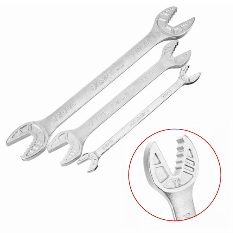 

Raitool™ 10 In 1 Multifunctional Ratchet Wrench Spanner Universal Spanner Wrench Mechanism Works