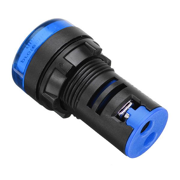 Machifit 22mm AC 20-500V Digital AC Voltmeter Voltage Meter Gauge Digital Display Indicator Blue