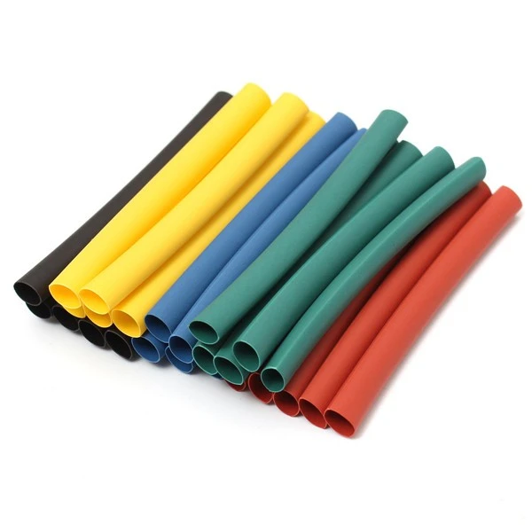410pcs 2:1 Polyolefin Halogen-Free Heat Shrink Tube Sleeving 5 Color 10 Size