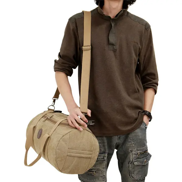 Men Travel Duffle Bag Business Holdall Bag Outdoor Canvas Travel Bag