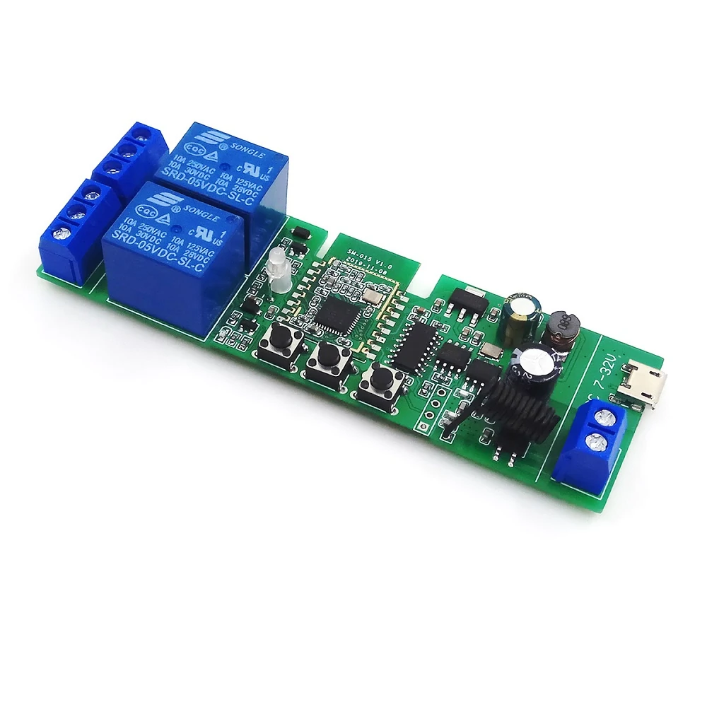 Find DC5 32V RF 433MHz Ewelink Tuya Smart ZB 2CH Relay Module RF Remote Control Light Switch Works with Alexa Google Home for Sale on Gipsybee.com