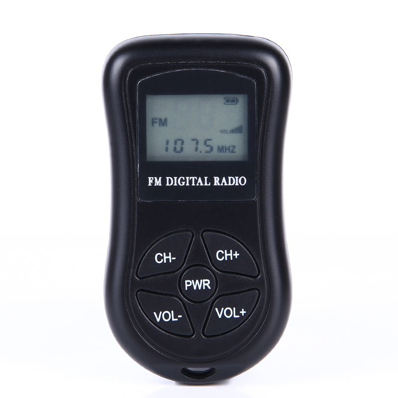 

Портативный Мини 2.2-3V FM Цифровой Радио Динамик 3.5 мм Разъем Для Наушников DSP LCD Дисплей Приемник
