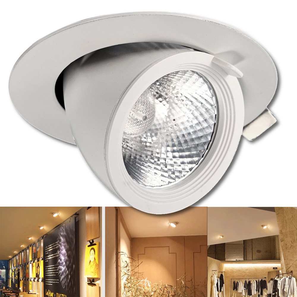 

5W 7W 12W 15W 20W 30W LED COB Dimmable Ceiling Lamp Dowm Light Adjustable Spotlight Flush Mount Fixture