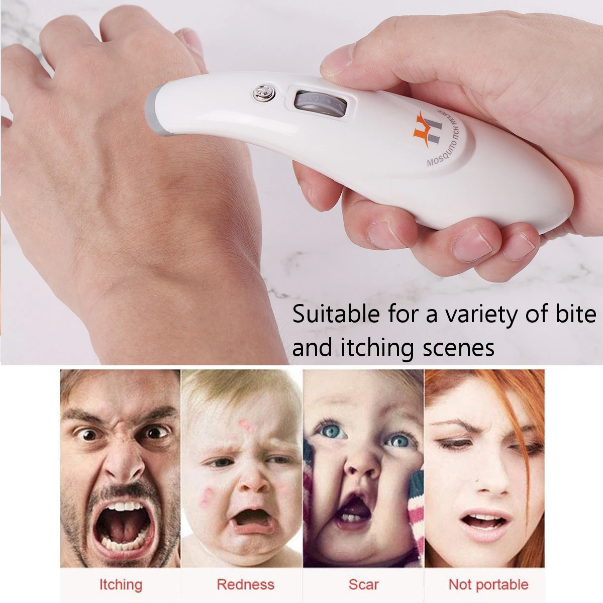 Find Potable Electronic Bug Bite Itching Pen Soothing Swelling Antipruritic Stick Mosquito Relief Device Insect for Children Adults for Sale on Gipsybee.com